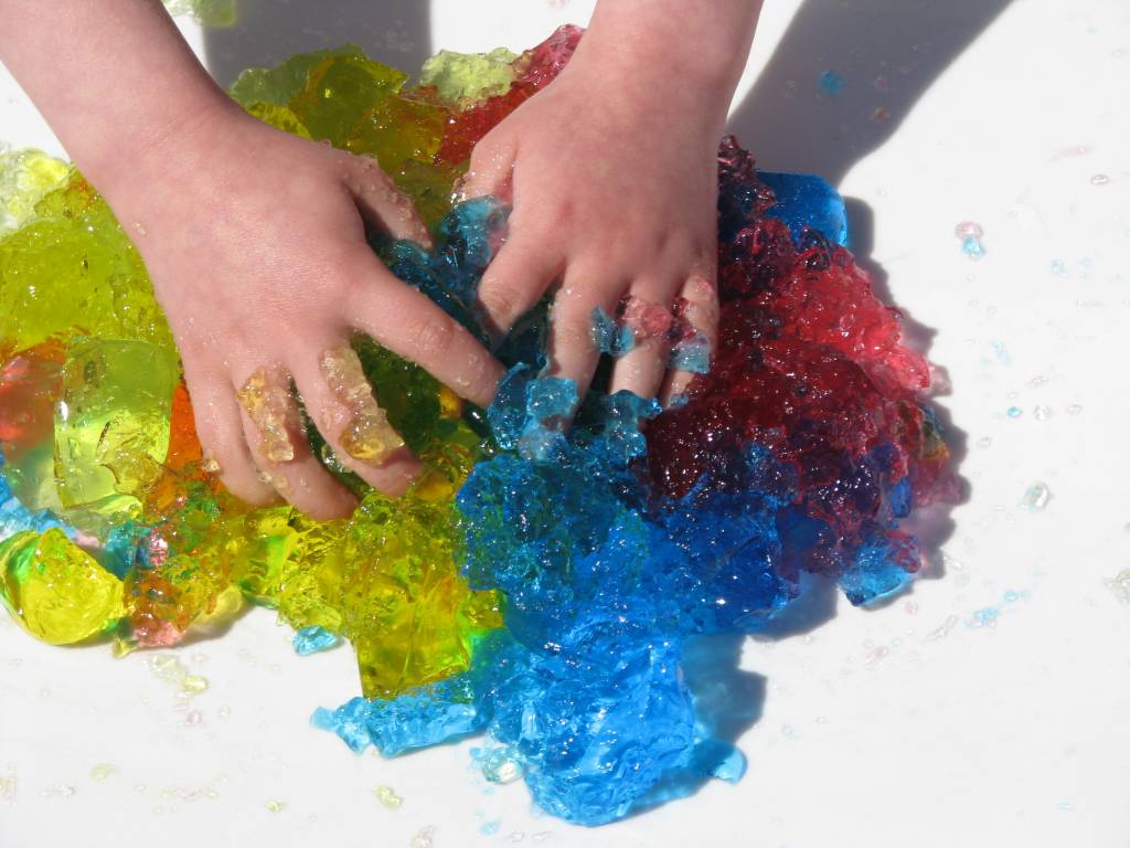 Sensory Play With Jelly  Playing With Jelly Is A Sensory Activity For    