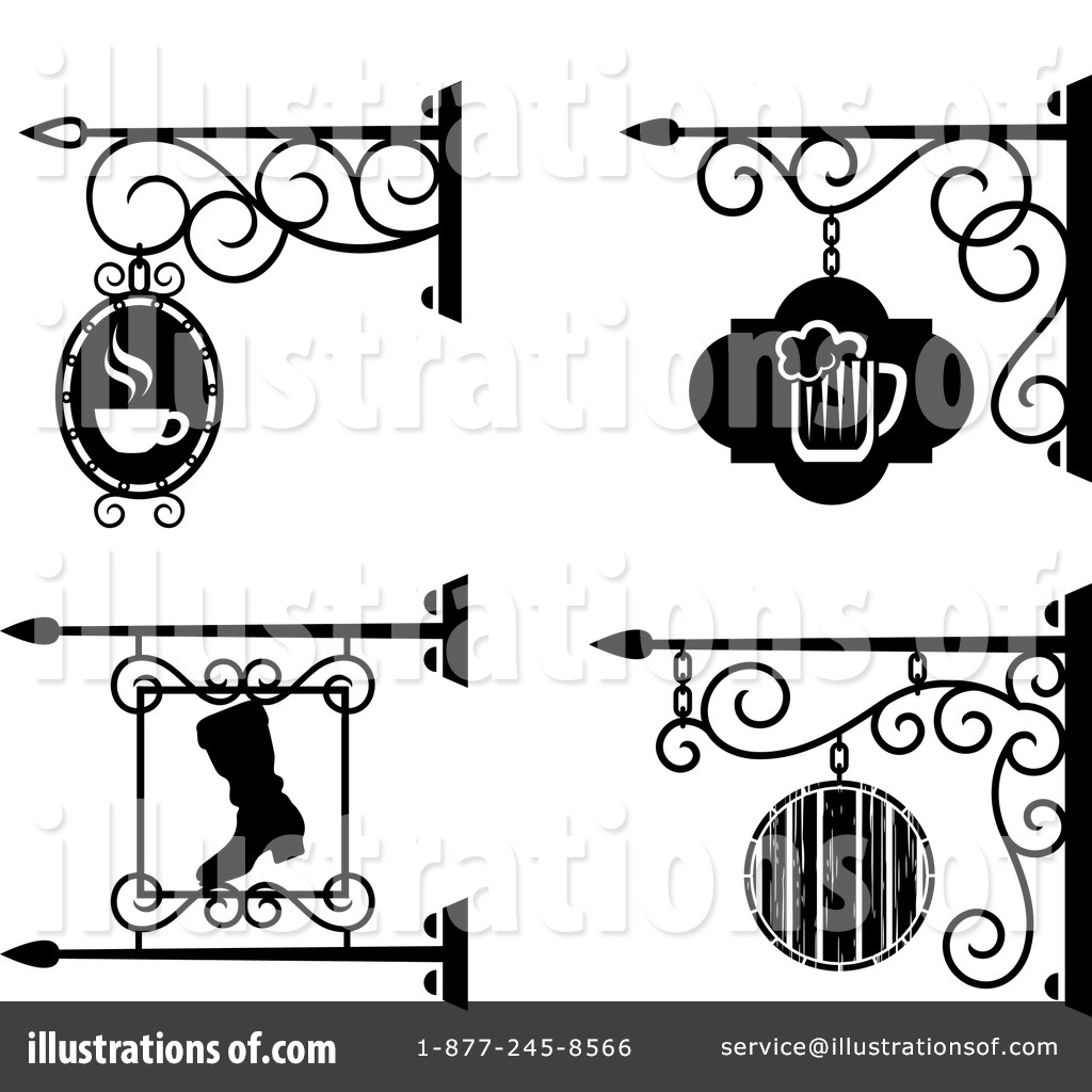 Shop Sign Clipart  1146274 By Seamartini Graphics   Royalty Free  Rf