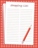 Shopping List   Stock Illustration
