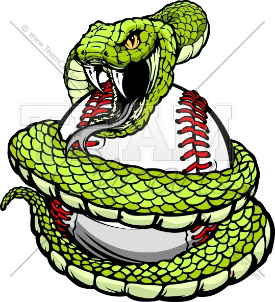Snake Baseball Clipart Clipart Image