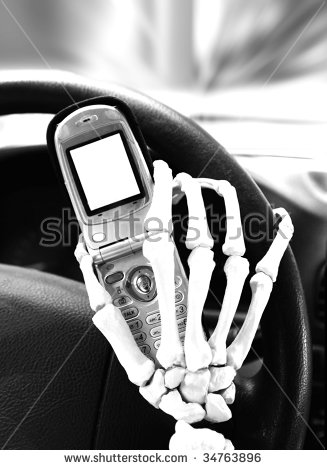 Texting Clipart Black And White Skeletal Hand Texting While