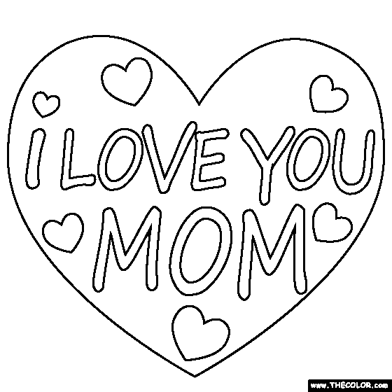 The Words I Love You Mom Gif