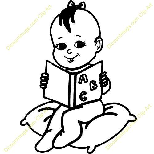 Baby Girl Reading