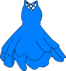 Blue Dress Clip Art At Clker Com   Vector Clip Art Online Royalty
