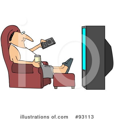Boy Watching Television Clipart Clip Art Pictures