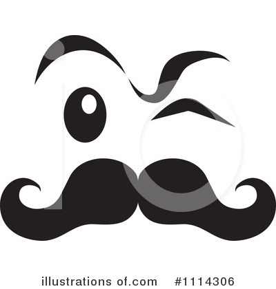 Cartoon Mustache Clipart