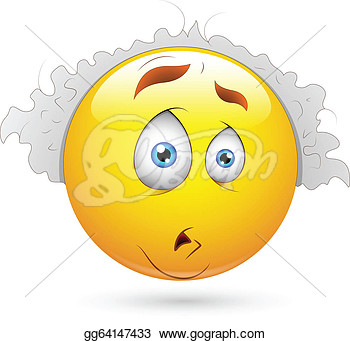 Clipart   Creative Abstract Conceptual Design Art Of Worried Old Man