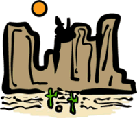 Desert Mountain Clipart