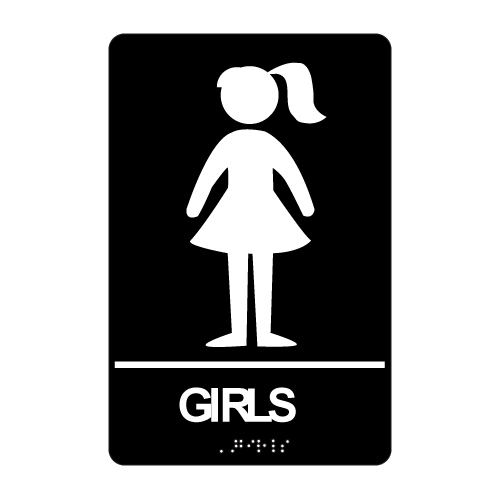 Girl Bathroom Sign   Clipart Best