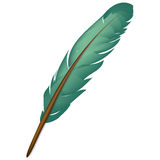 Green Feather Royalty Free Stock Photos