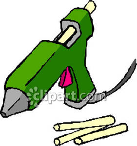 Hot Glue Gun Royalty Free Clipart Picture
