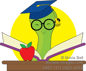     Pictures Nerdy Bookworm Clipart   Nerdy Bookworm Stock Photography