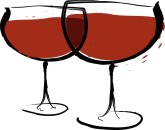 Red Wine Glass Clip Art Table Wine Clipart