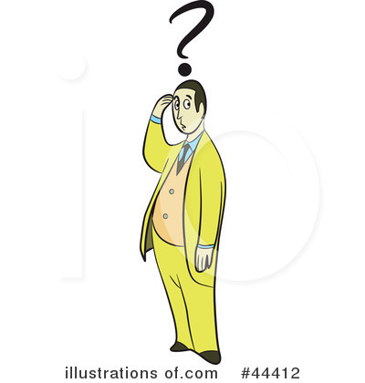 Royalty Free  Rf  Confused Clipart Illustration By Frisko   Stock