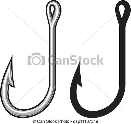 Vector   Fishing Hook   Stock Illustration Royalty Free Illustrations