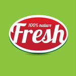 100 Percent Fresh 100 Percent Fresh Nature Vintage Print 100 Percent