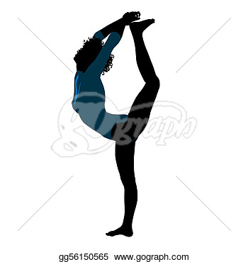 American Gymnast Illustration Silhouette  Clipart Gg56150565   Gograph