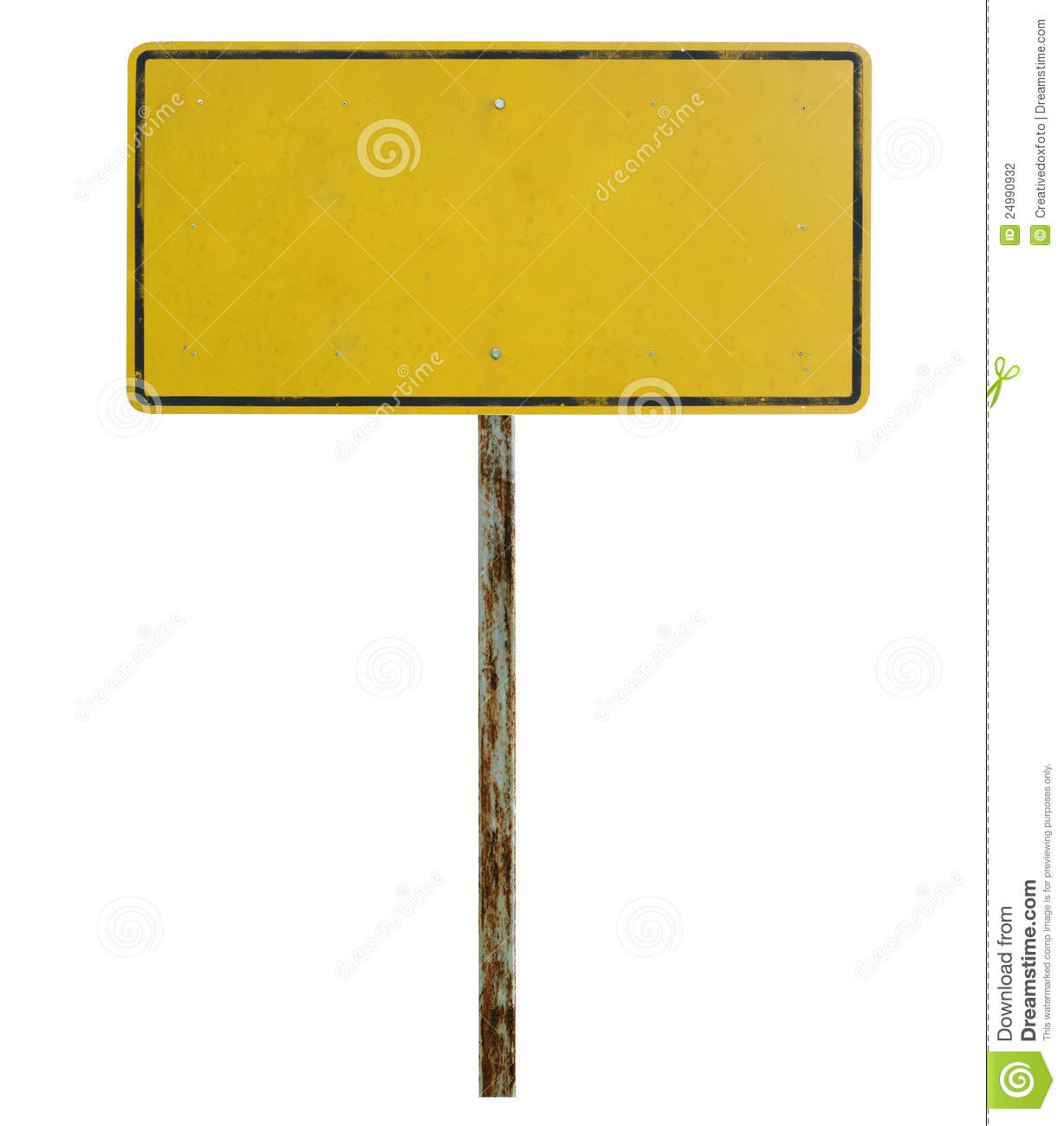 Blank Road Sign Clipart Old Blank Traffic Sign