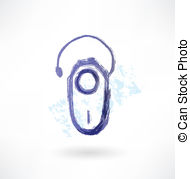 Bluetooth Headset Vector Clipart And Illustrations