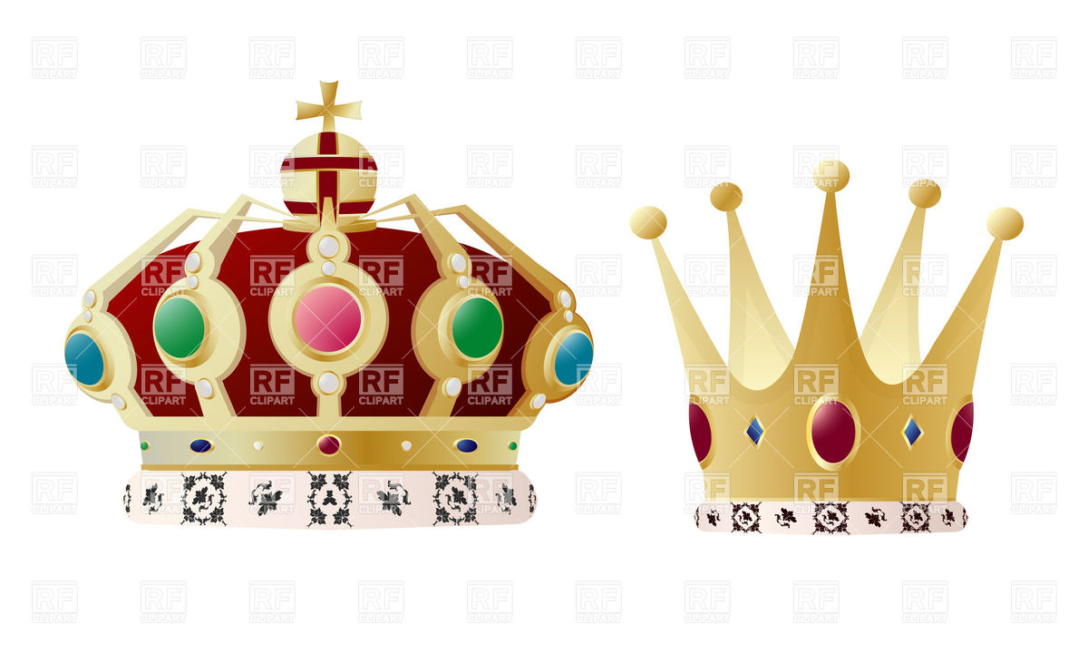 Crown Of King And Queen 12581 Objects Download Royalty Free Vector    