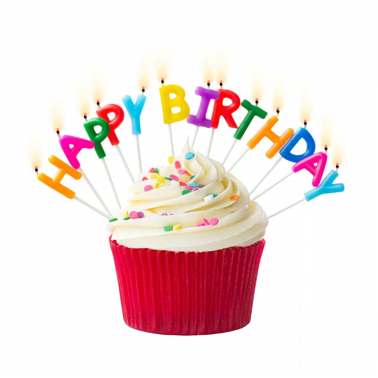 Download Happy Birthday Cards Cupcakes With Candles Images