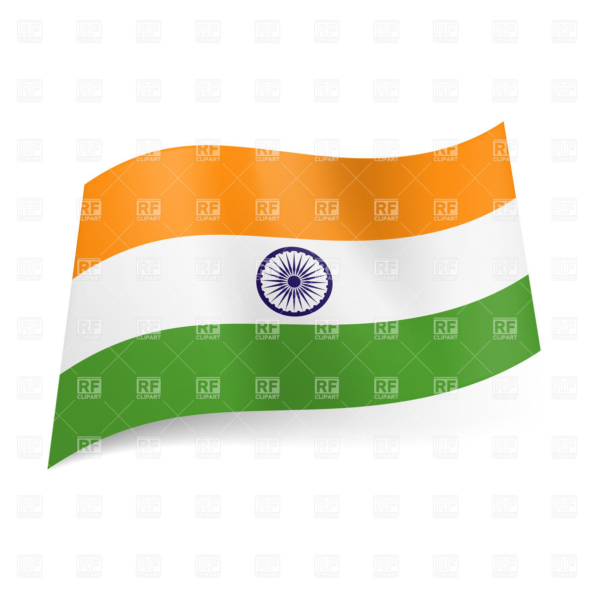     Flag Of India 30935 Download Royalty Free Vector Clipart  Eps