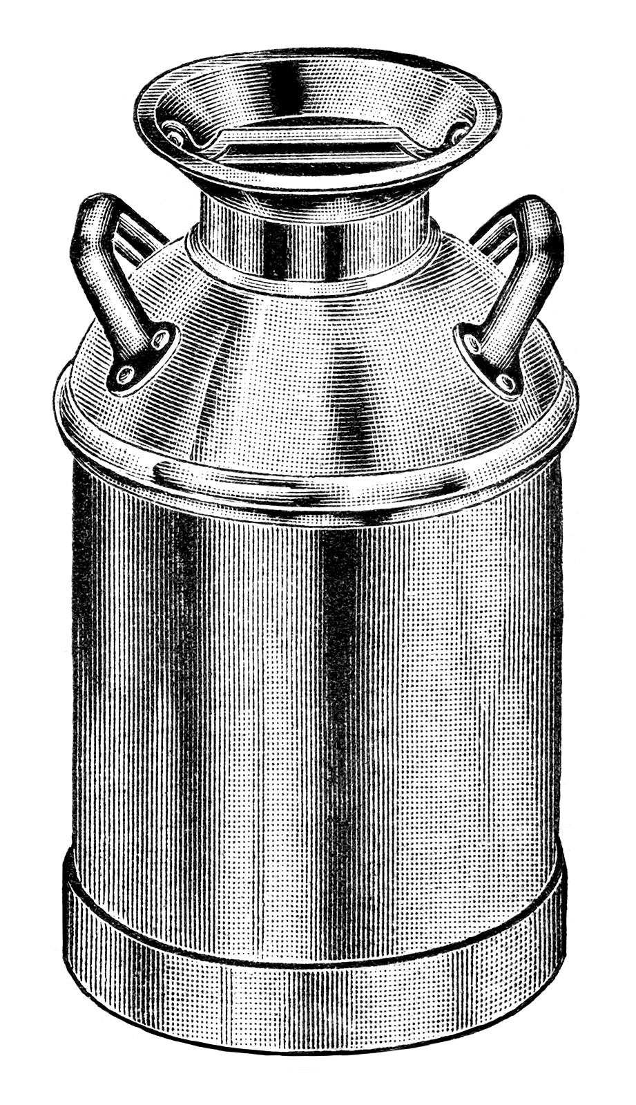 Free Vintage Image Gem Pattern Milk Can Catalogue Listing And Clip Art