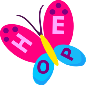 Hope Butterfly Clip Art At Clker Com   Vector Clip Art Online Royalty