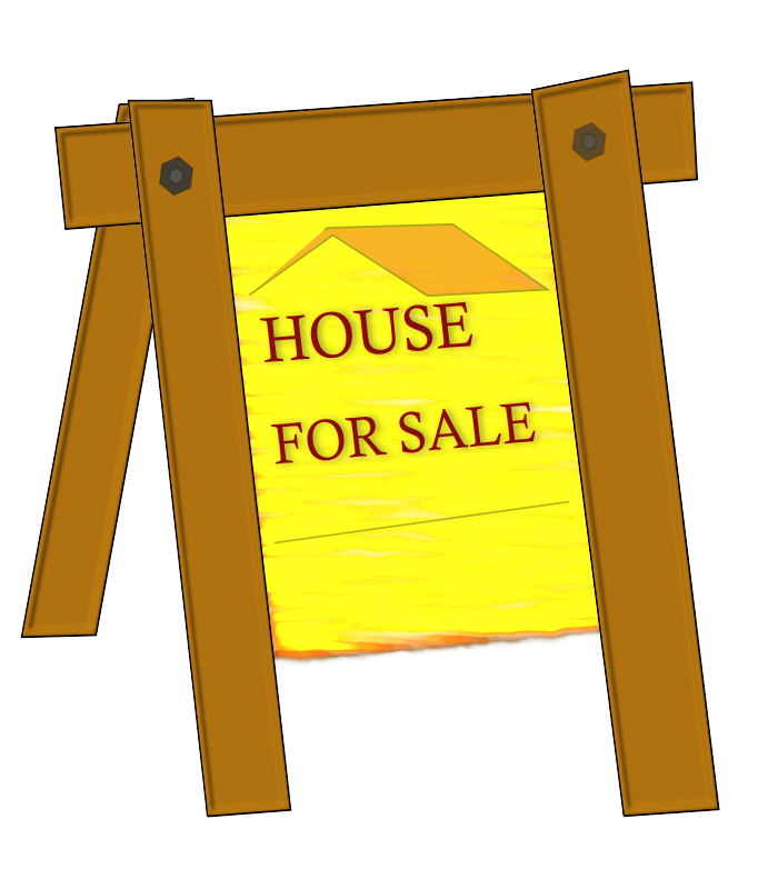 House For Sale By Netalloy   Signboard Real Estate Clipart