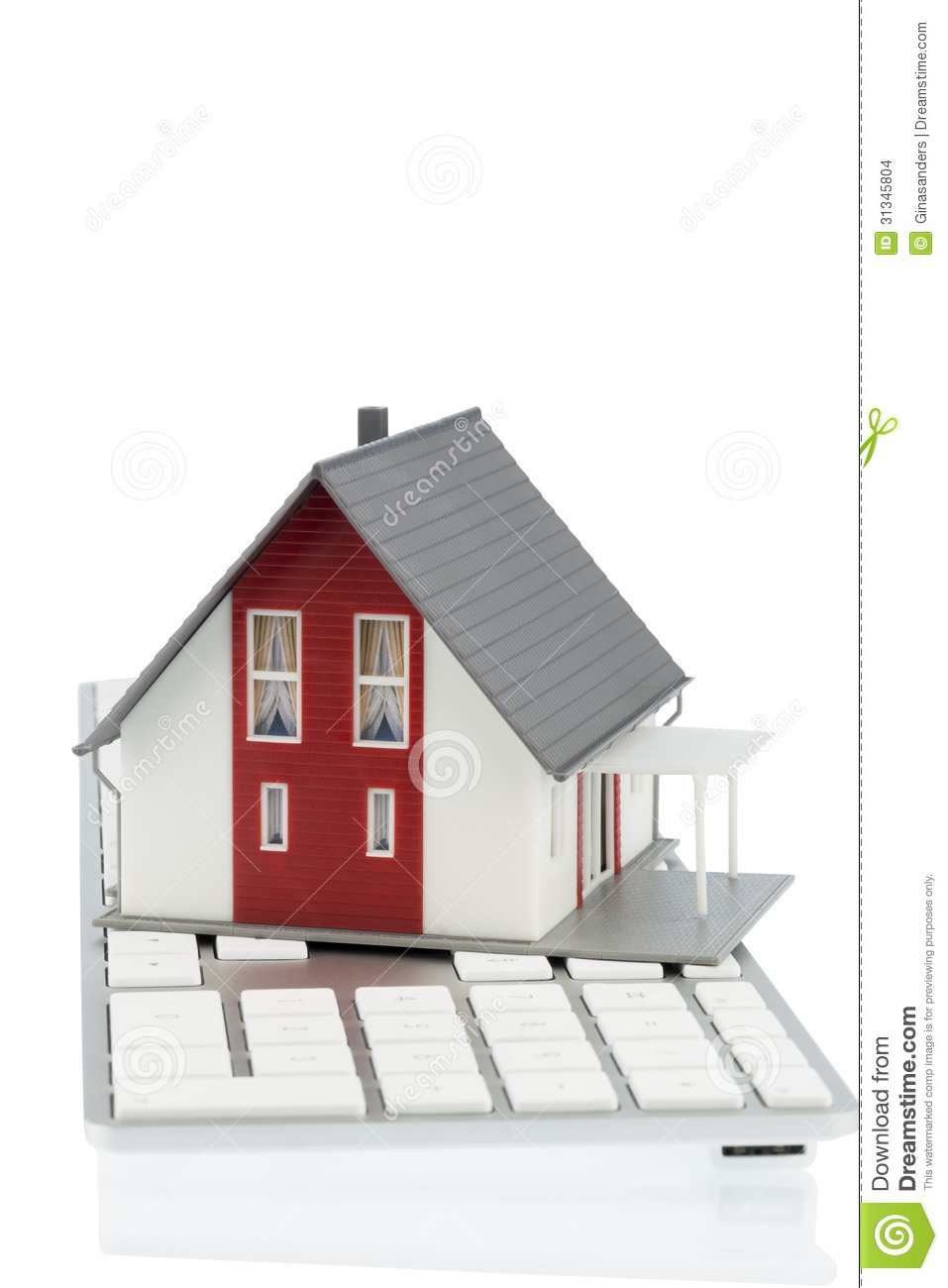 House On Keyboard Symbol Photo For House Purchase And Rental On The