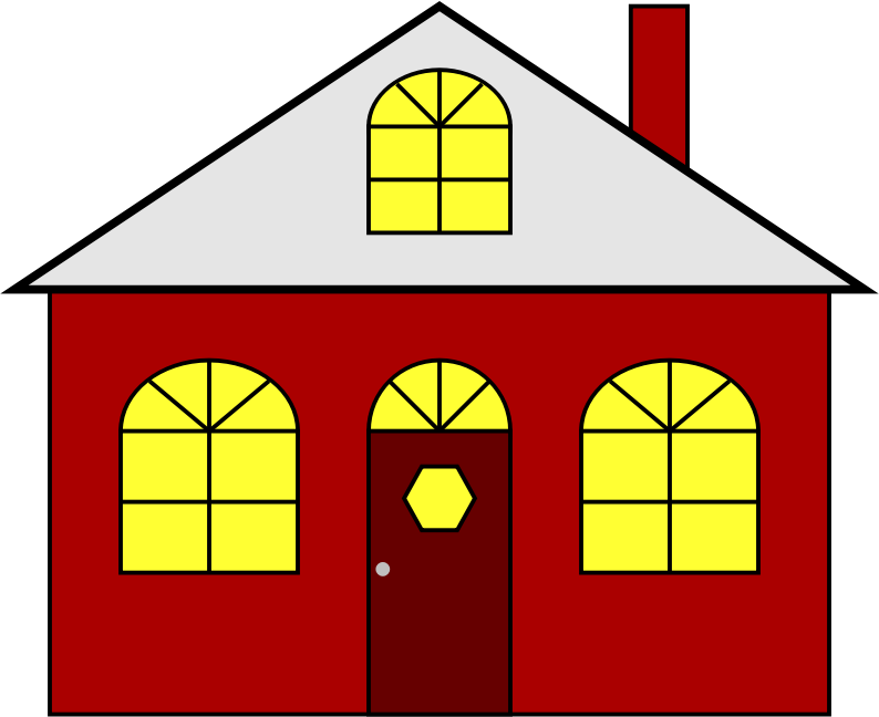 Lighted House By Jaynick   From The Ebook I Love To Color Play And