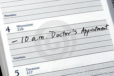 Mark The Doctor Appointment Stock Photo   Image  15091650