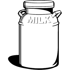 Milk Can Clipart Milk Can Frame 2 Png
