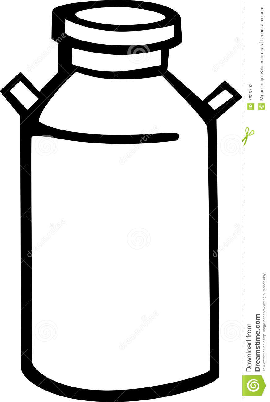 Milk Can Clipart Milk Can Vector Illustration 7636792 Jpg