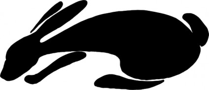 Rabbit Silhouette   Clipart Best