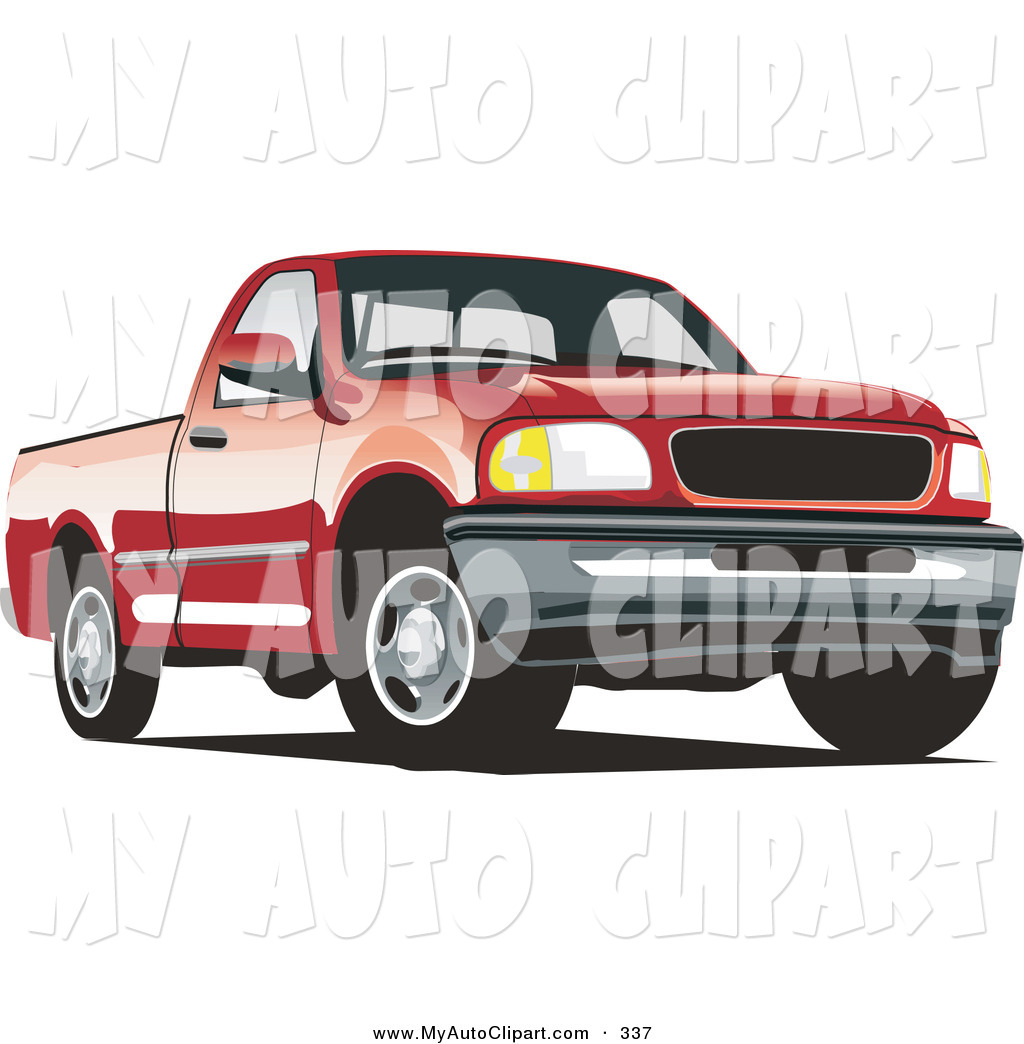 Royalty Free Stock Auto Clipart Of Pick Up Trucks