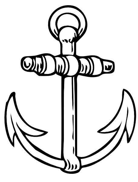 Simple Anchor Outline   Clipart Best