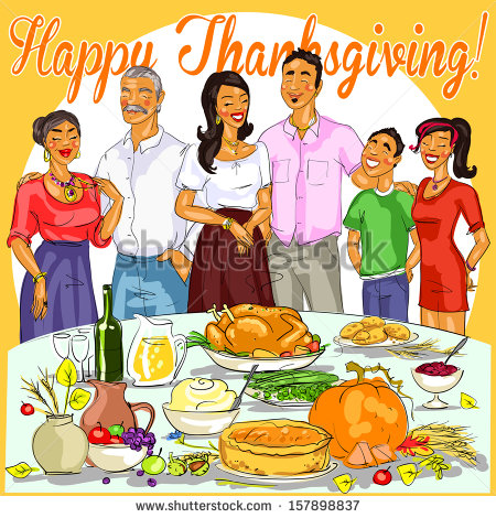 Stock Images Similar To Id 53617489   Family Thanksgiving Vector