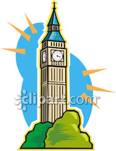 The Tower Of Big Ben   Royalty Free Clipart Picture