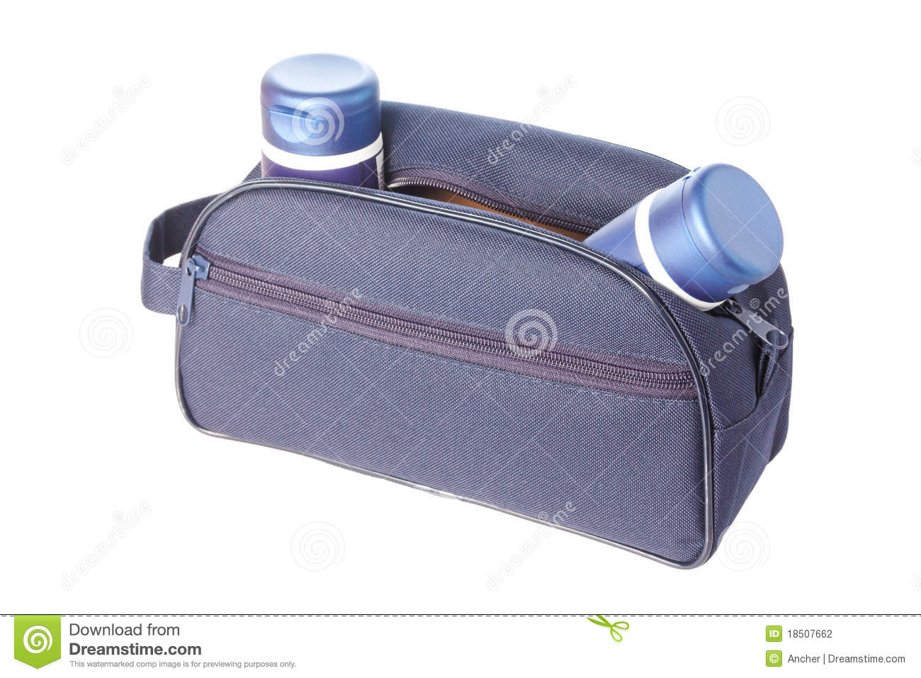 Travel Toiletries Bag With Man S Cosmetics
