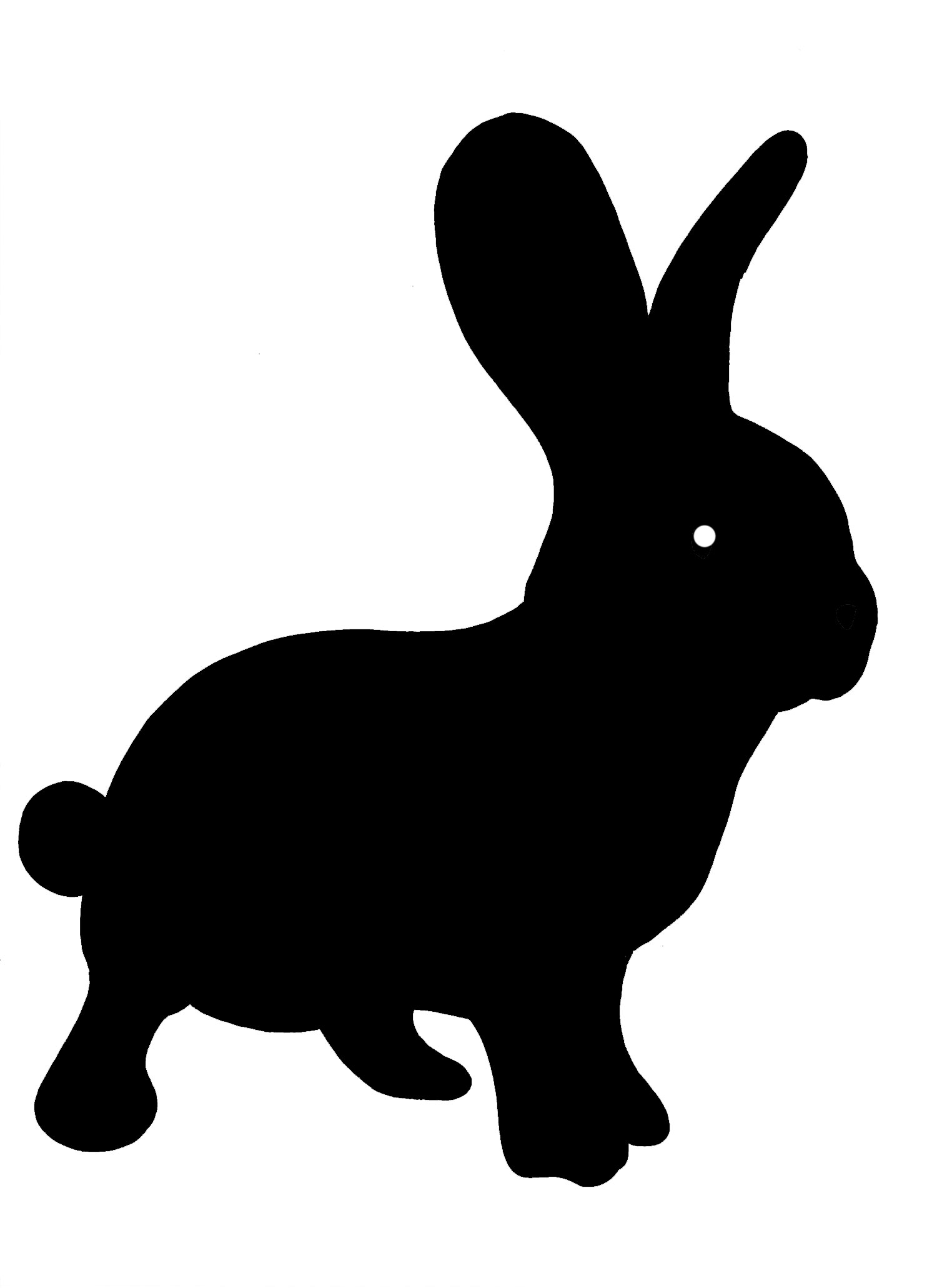 White Rabbit Silhouette   Clipart Best