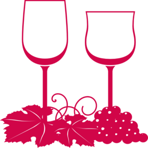 Wine Glasses Pink Clip Art At Clker Com   Vector Clip Art Online