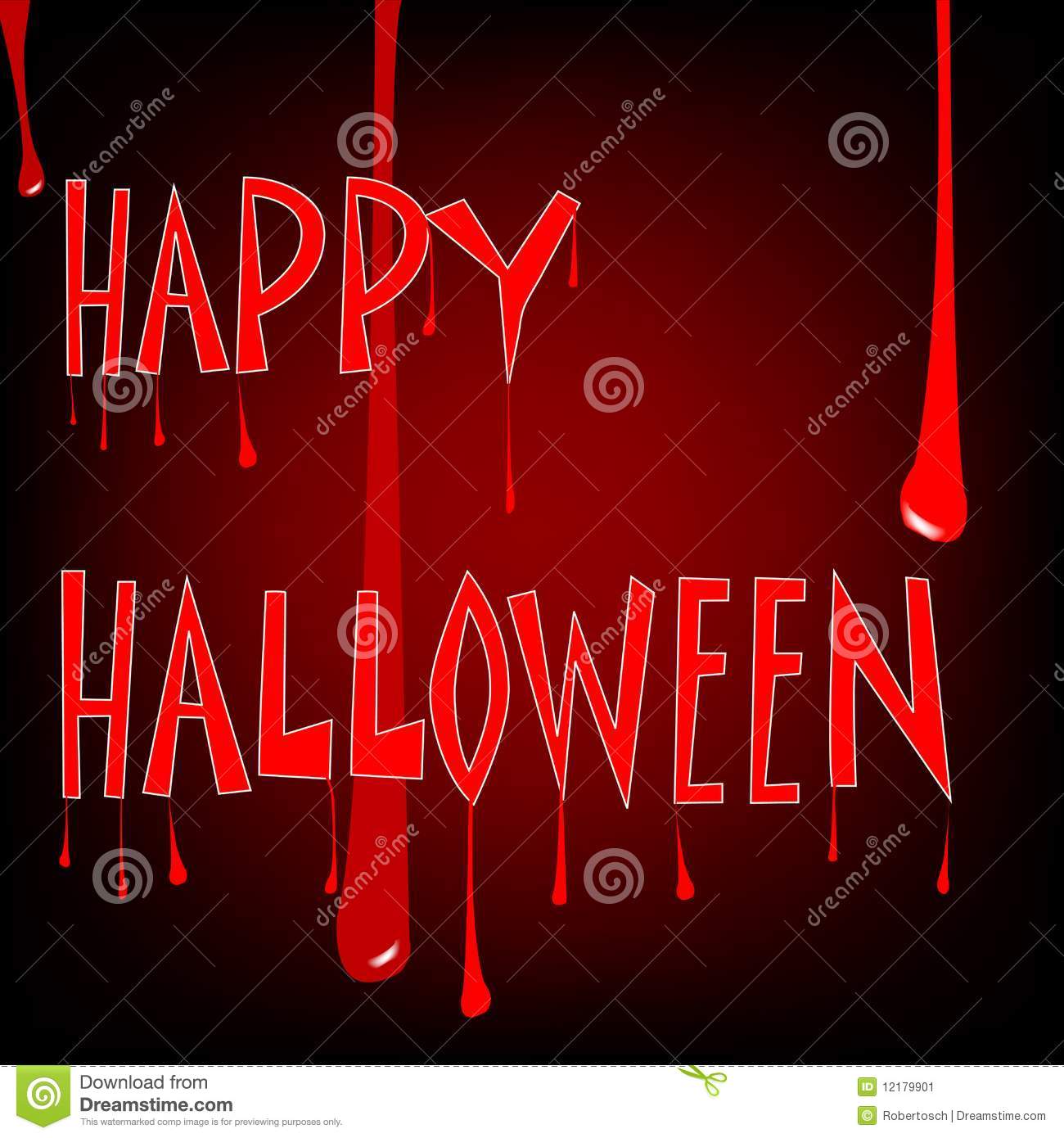 Bloody Halloween Vector Art Illustration  More Drawings In My Gallery