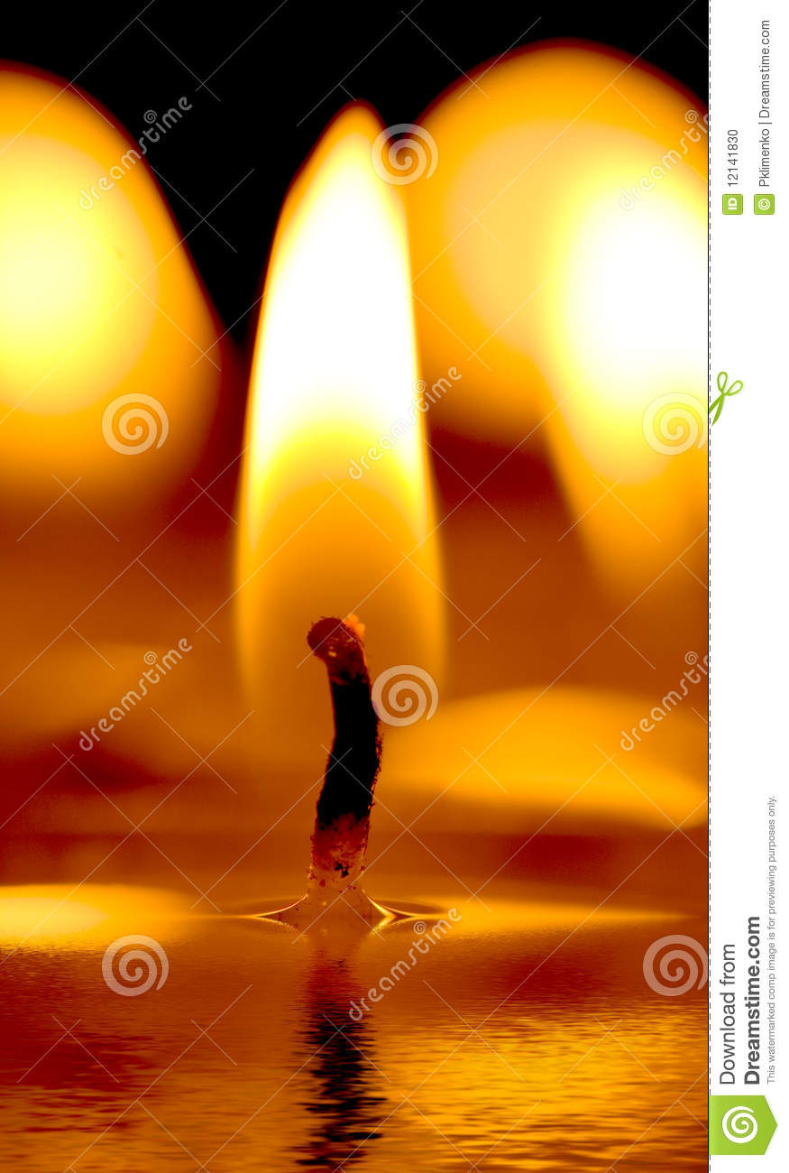 Bright Candle Light Stock Photo   Image  12141830