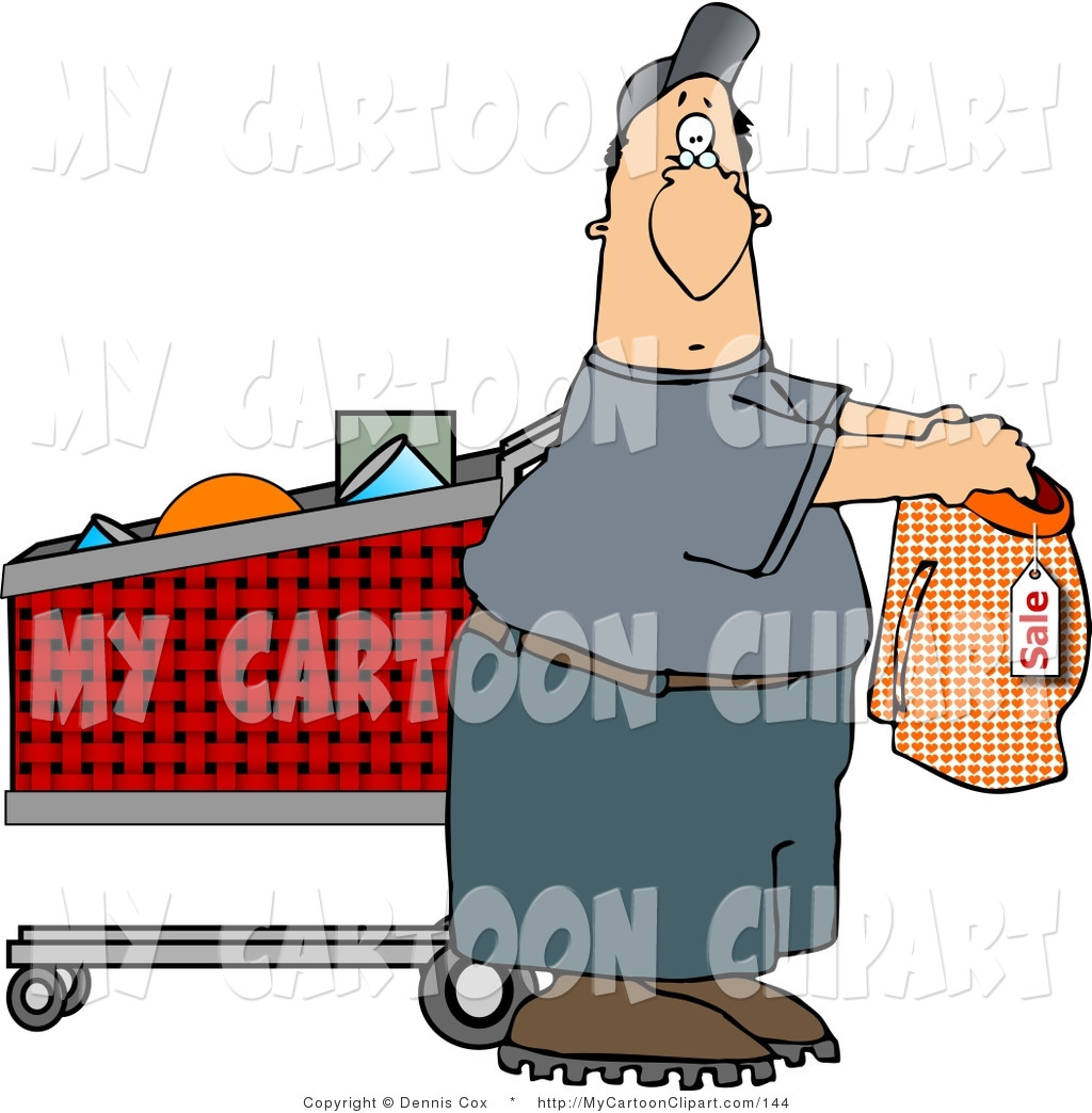 Clip Art Of A Man Clothes Shopping For Underwear By     Hd Wallpaper