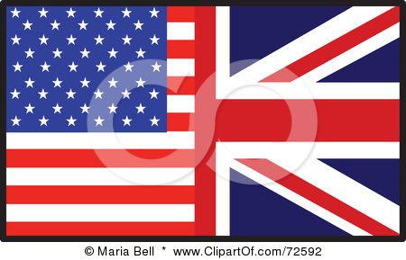 Clipart Illustration Of A Half American Half British Flag Jpg   Detail