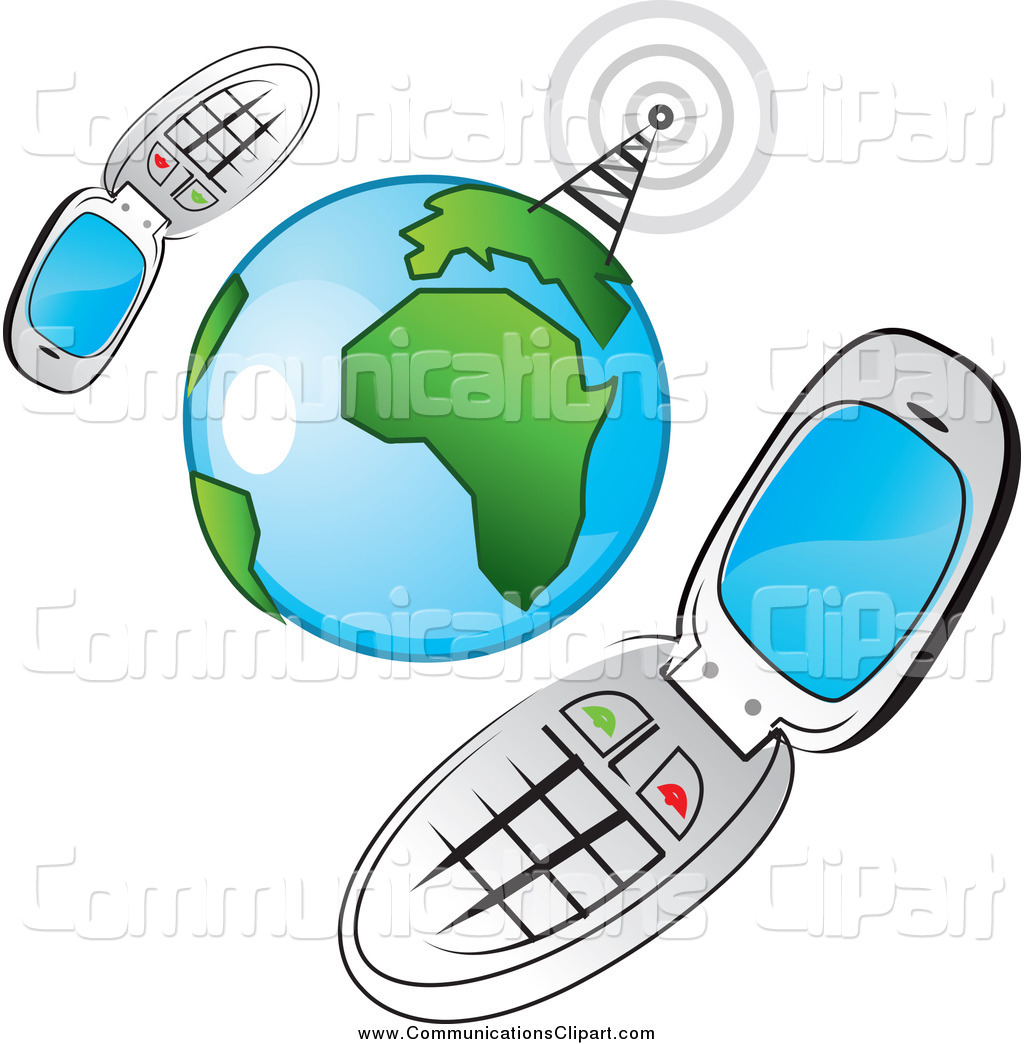 Communication Clipart Of A Communications Tower Sending Signals To