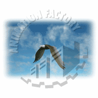 Eagle Flying Animated Clipart