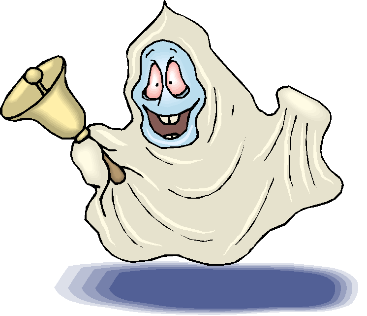 Ghost With A Bell Free Clipart   Free Microsoft Clipart