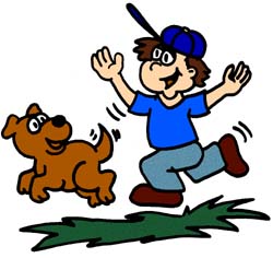Kid Playing With Dog Clip Art   Clipart Best